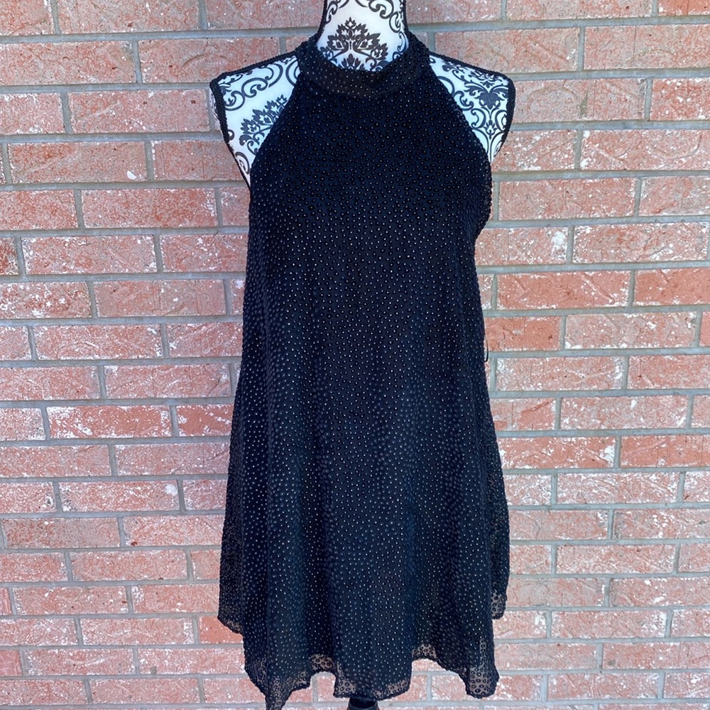 Black and Gold Dress
